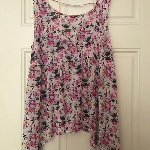 Chiffon type sleeveless Torrid blouse